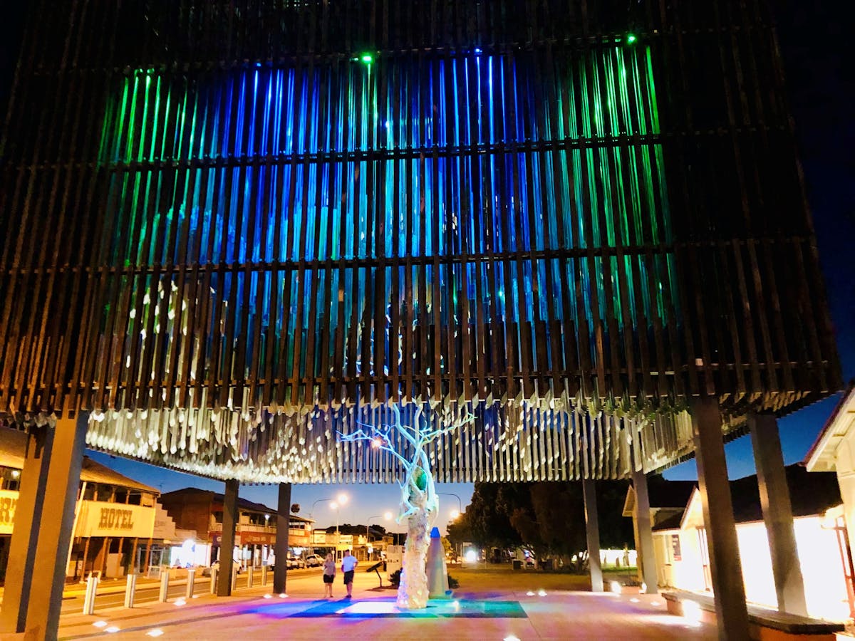 Beautiful at night, the Tree of Knowledge