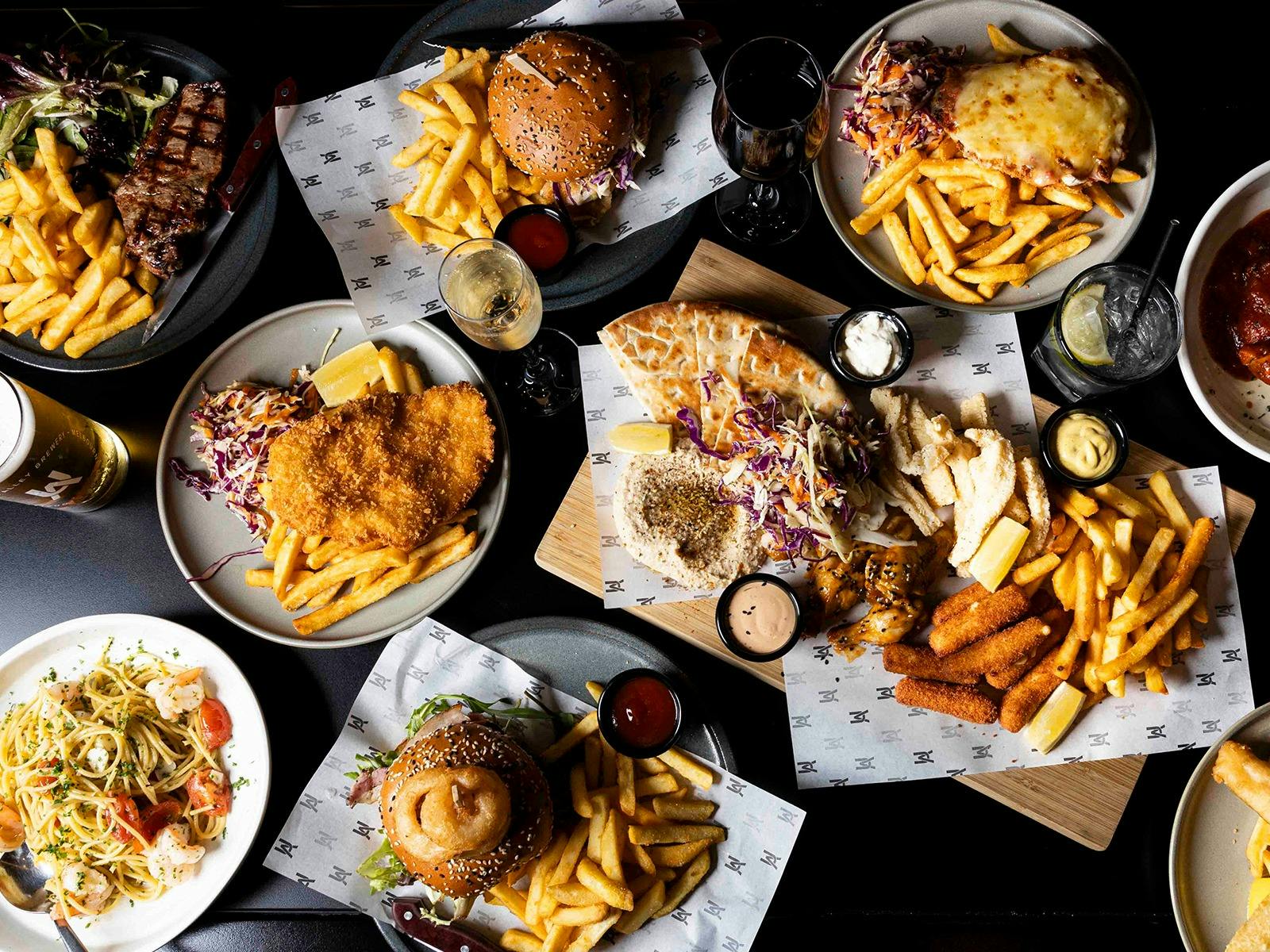 Modern pubstyle food at Urban Alley Brewery