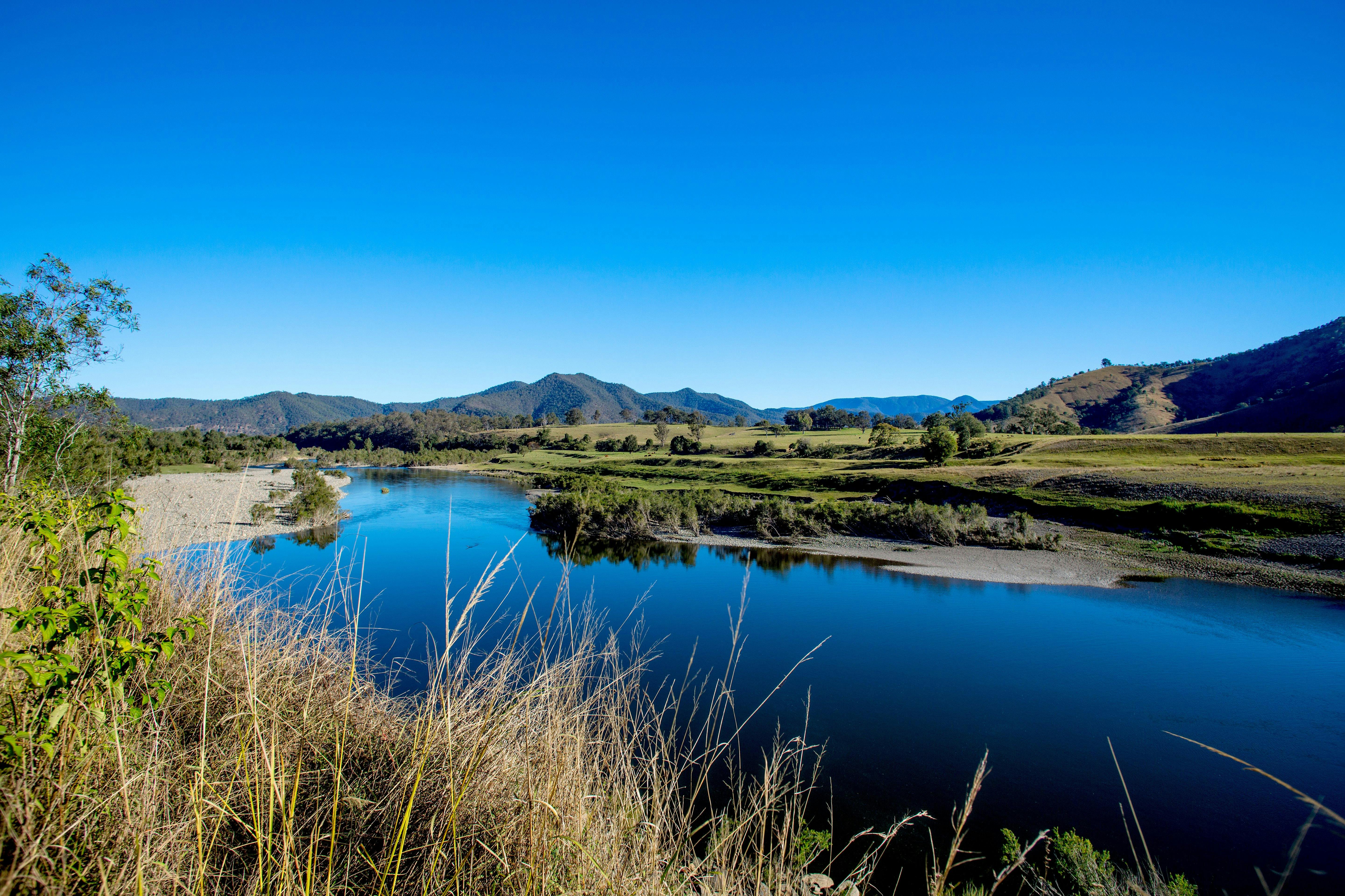 Macleay River near Blackbird Flat outside of Kempsey in the Macleay Valley