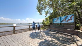 Osprey_House_Pine_River_view_deck_Griffin_in_Moreton_Bay_Region