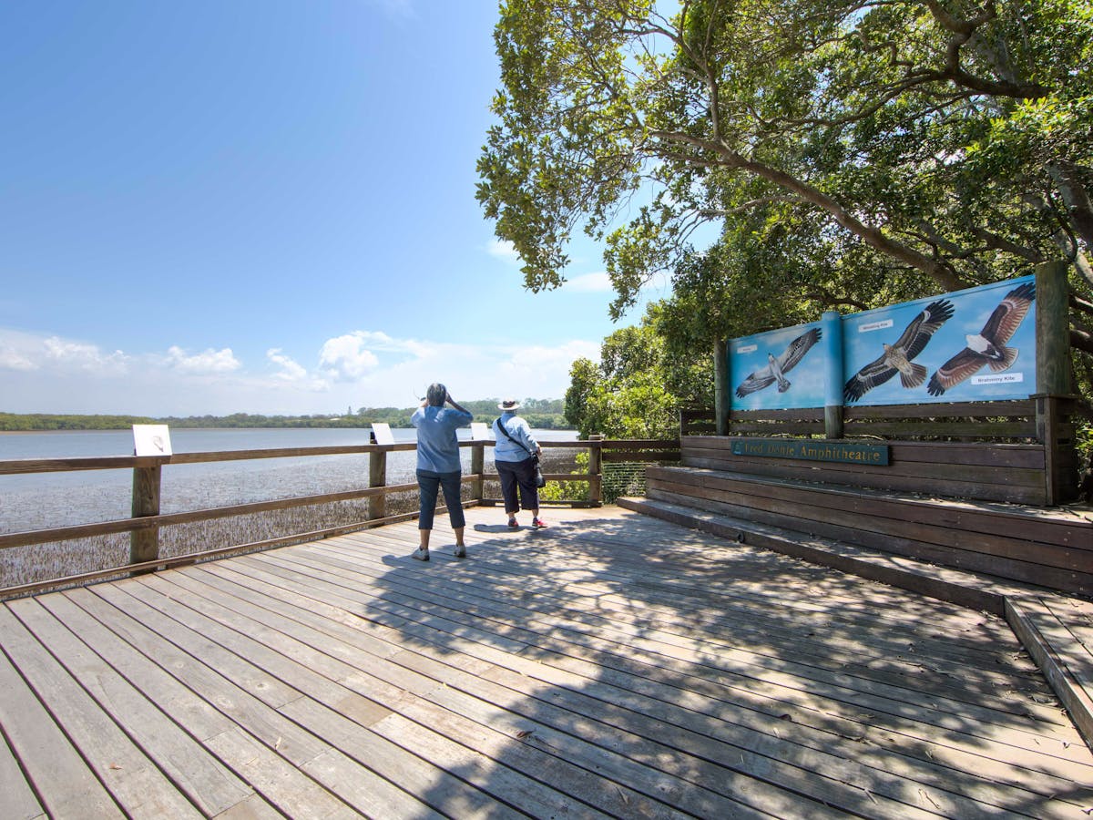 Osprey_House_Pine_River_view_deck_Griffin_in_Moreton_Bay_Region