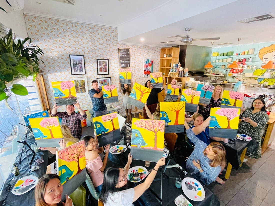 Paintelaide Adelaide's Local Paint & Sip Popup Studio Adelai...