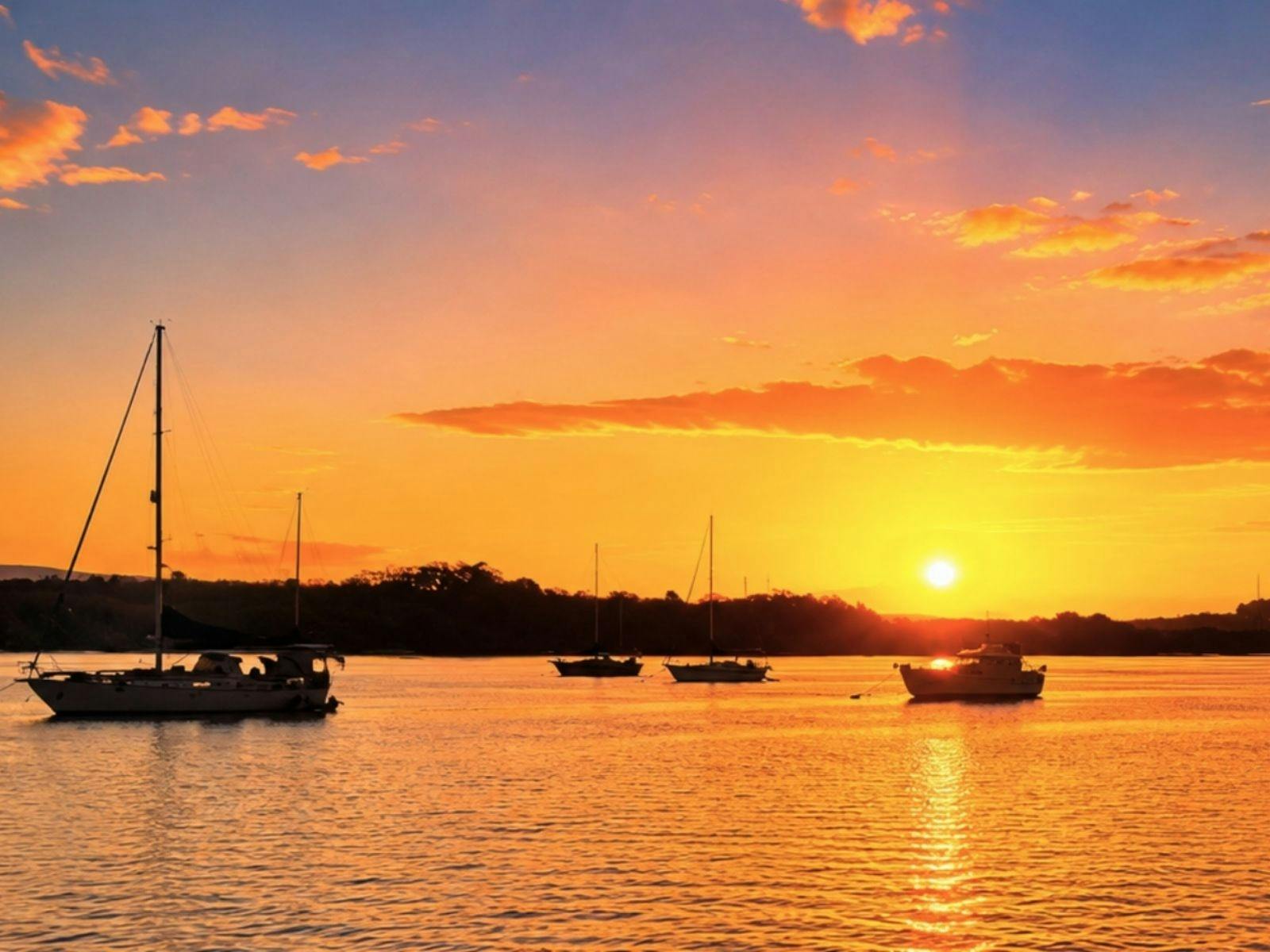 Sunset on the Tweed River
