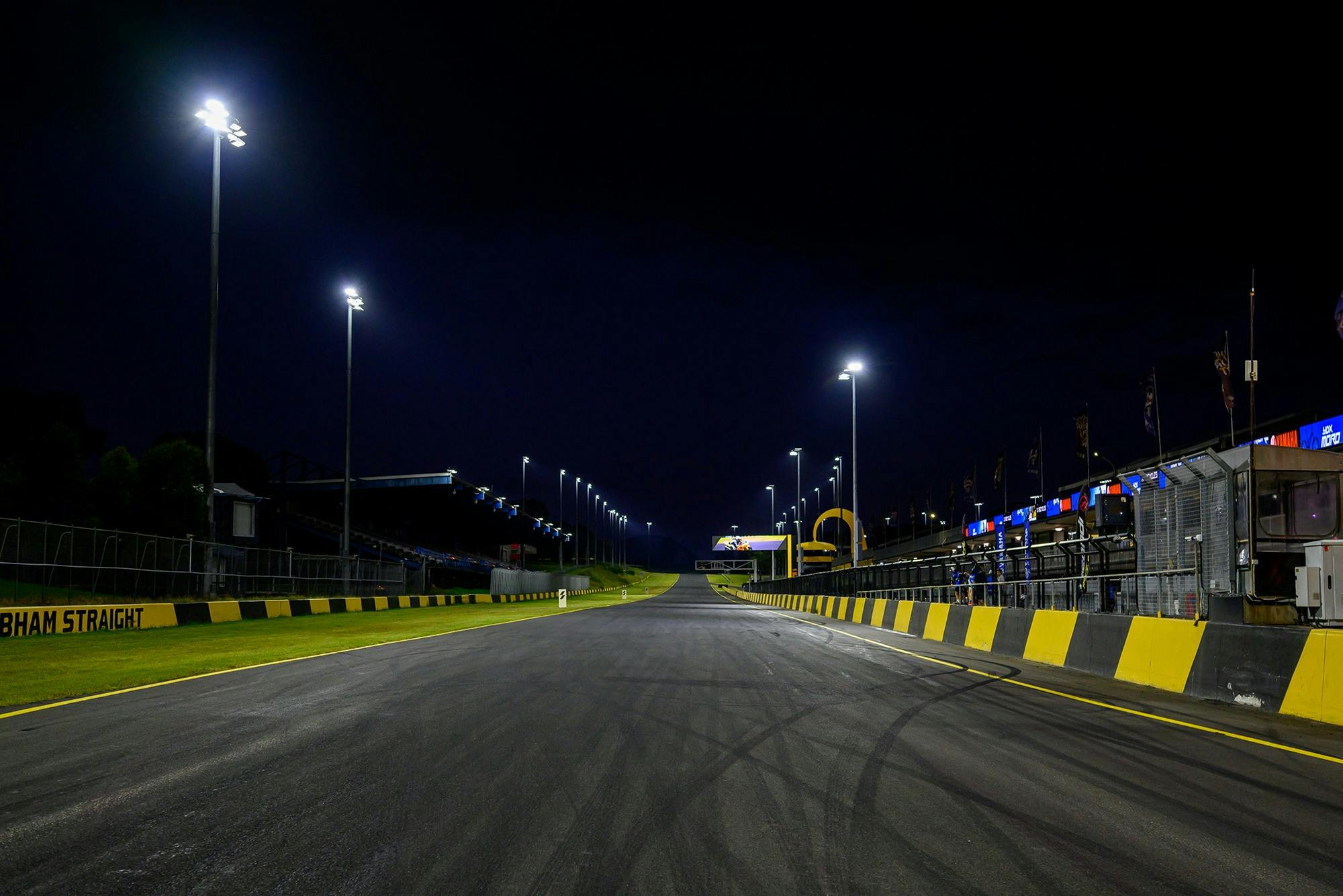 Sydney Motorsport Park at Night