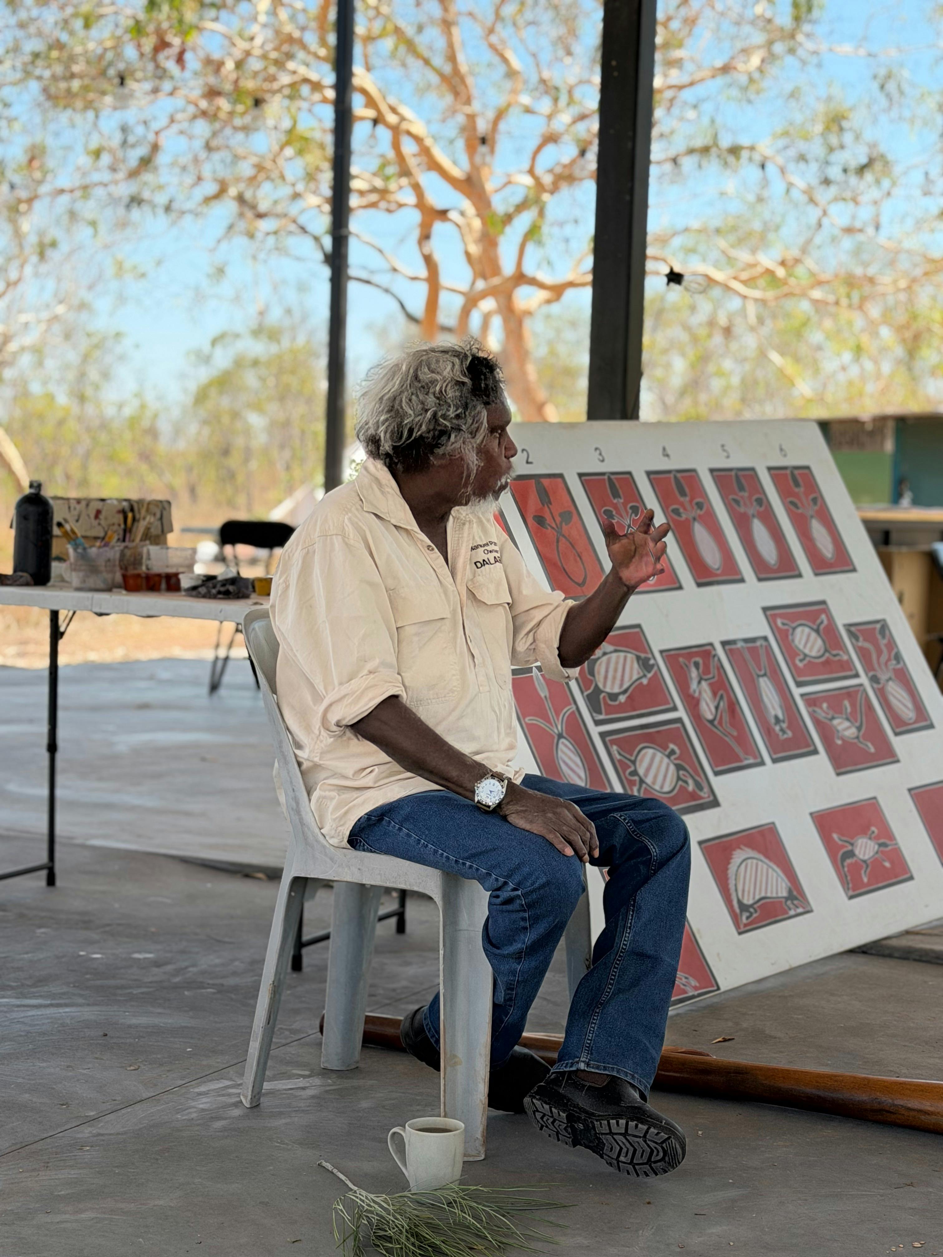 Manuel tells stories