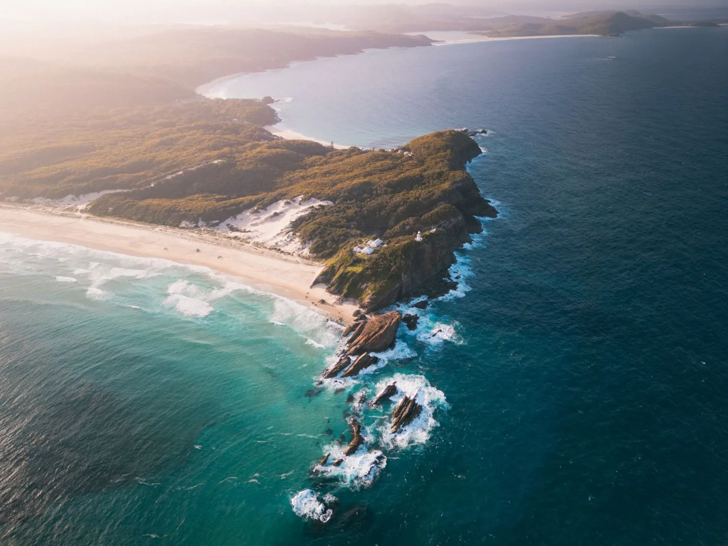 Aerial Coastline view