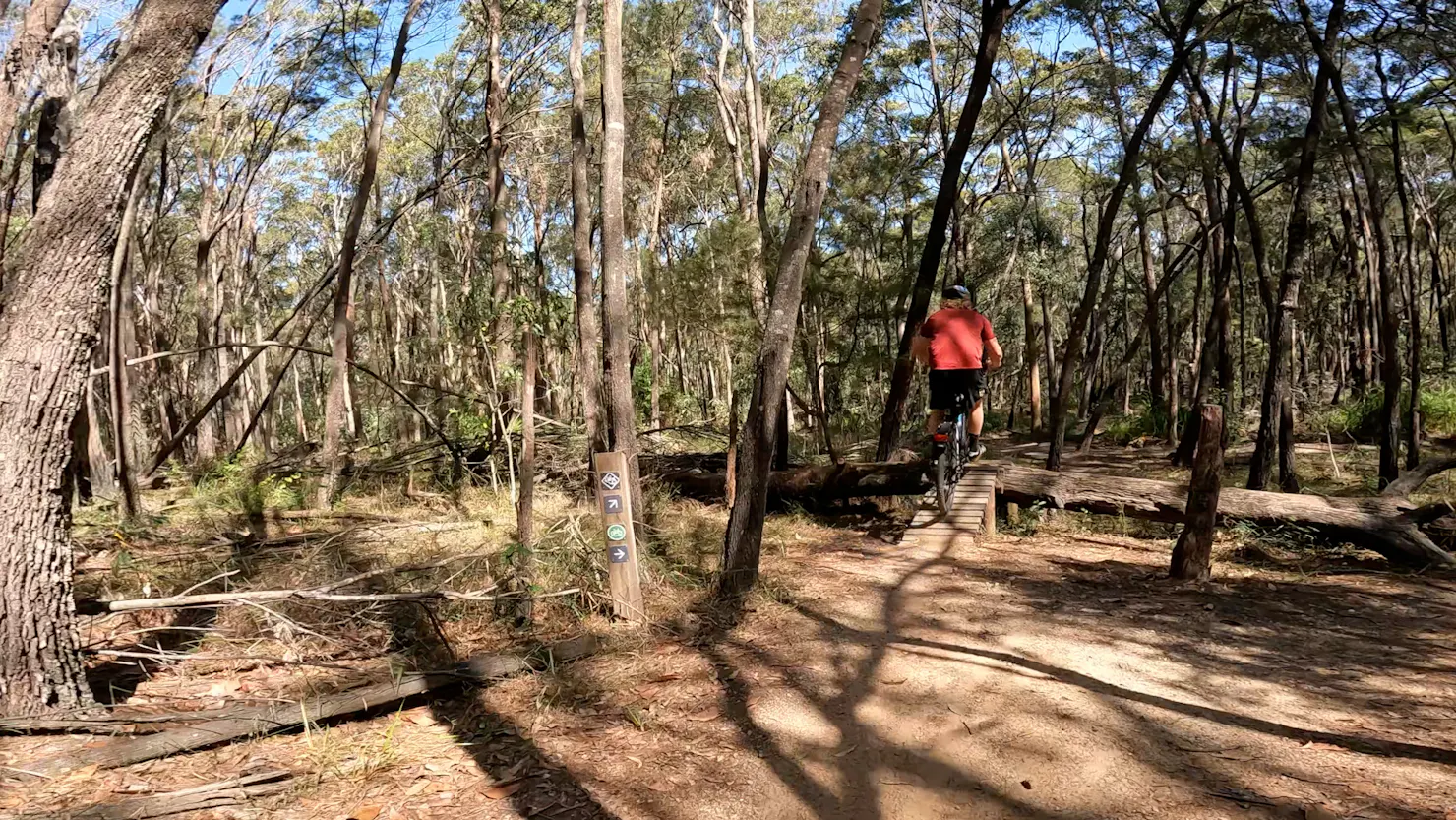 MTB Ride on a ramp