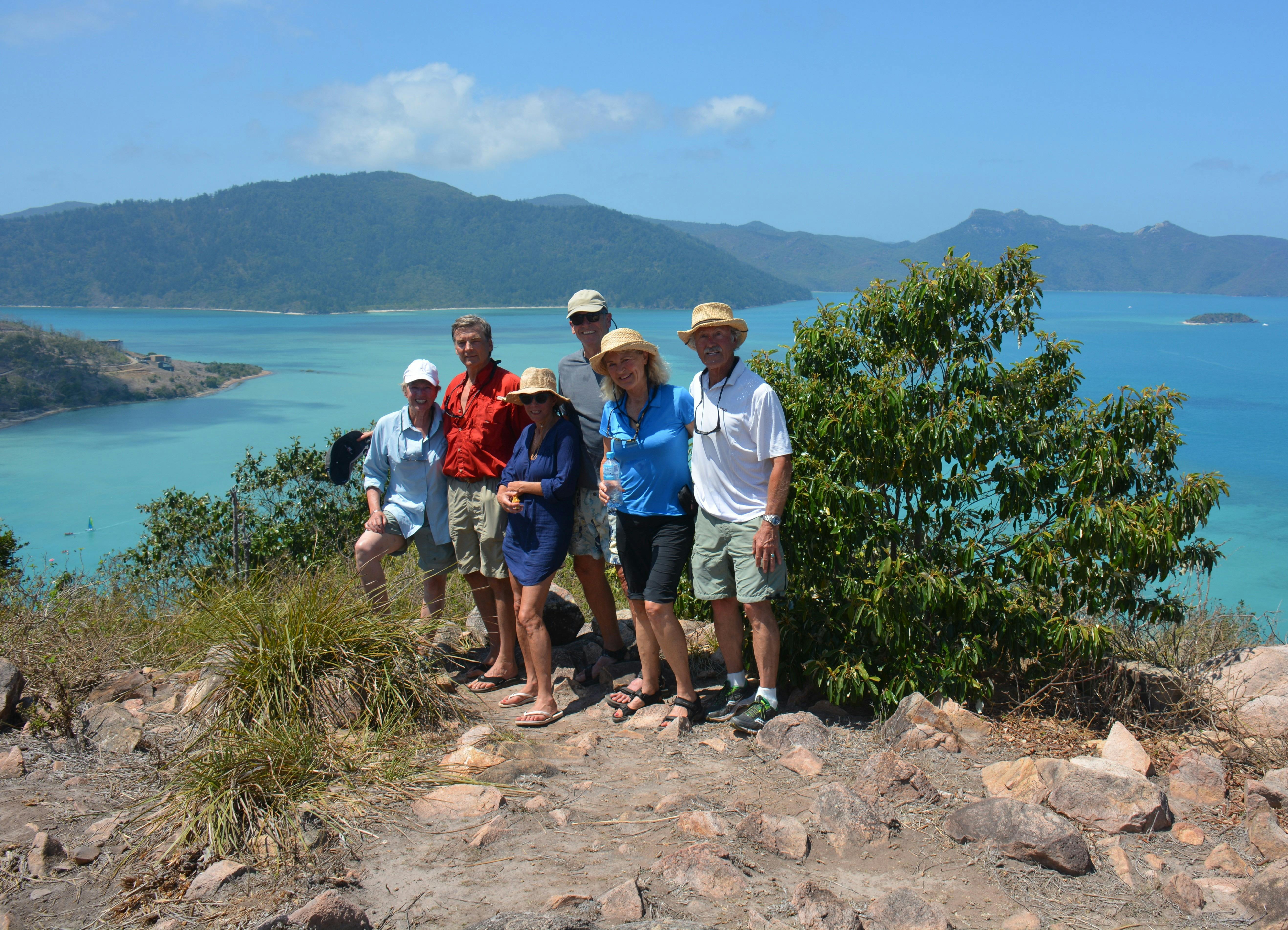There are many magnificent views from walking tracks in the Whitsunday's