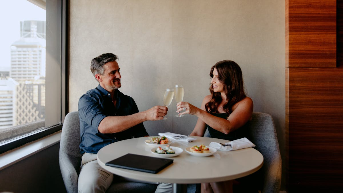 Experience Club InterContinental on Level 25 with stunning Brisbane skyline views