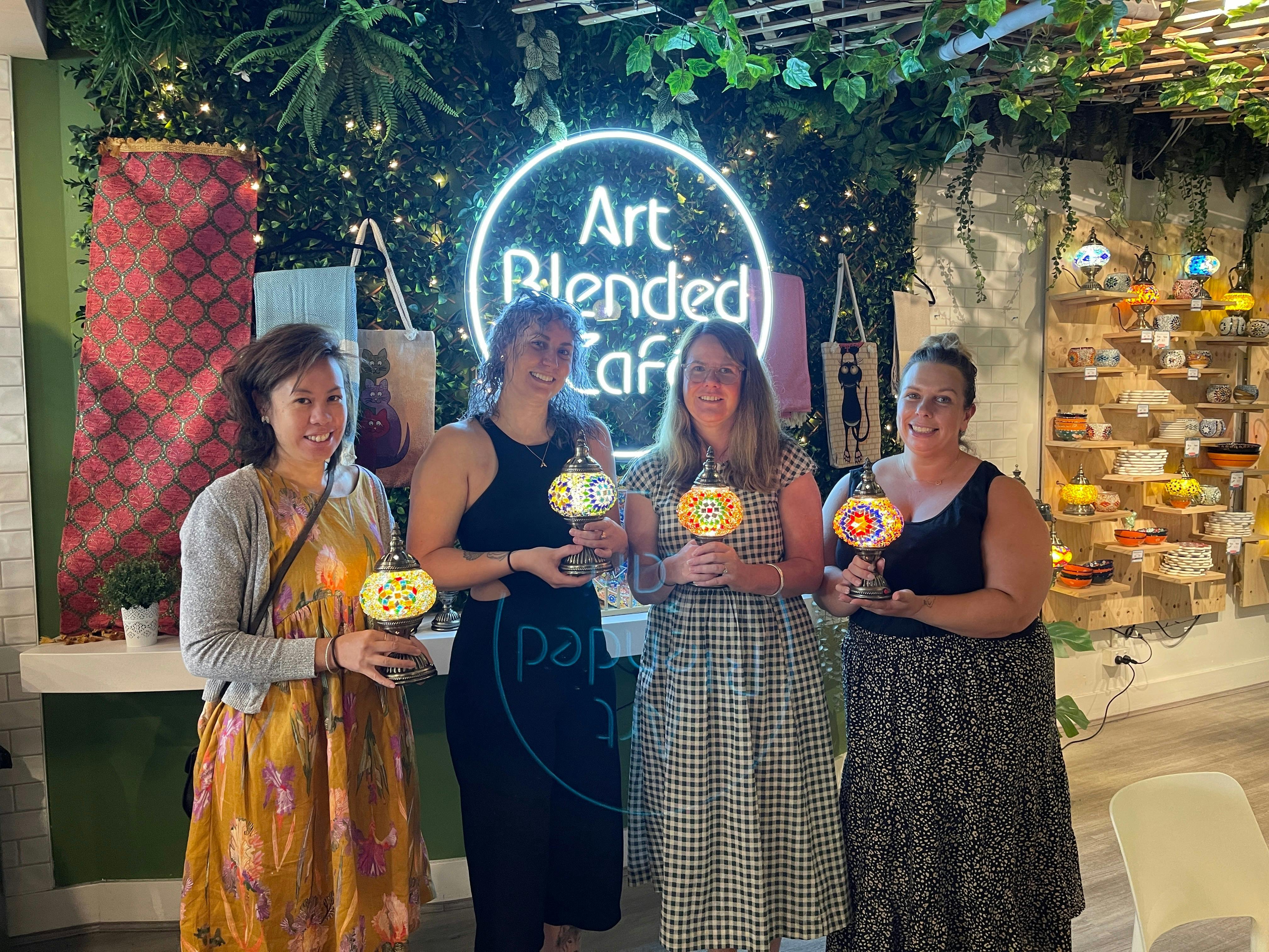 Mosaic Art  Classes Kiama: Turkish Lamp Workshop