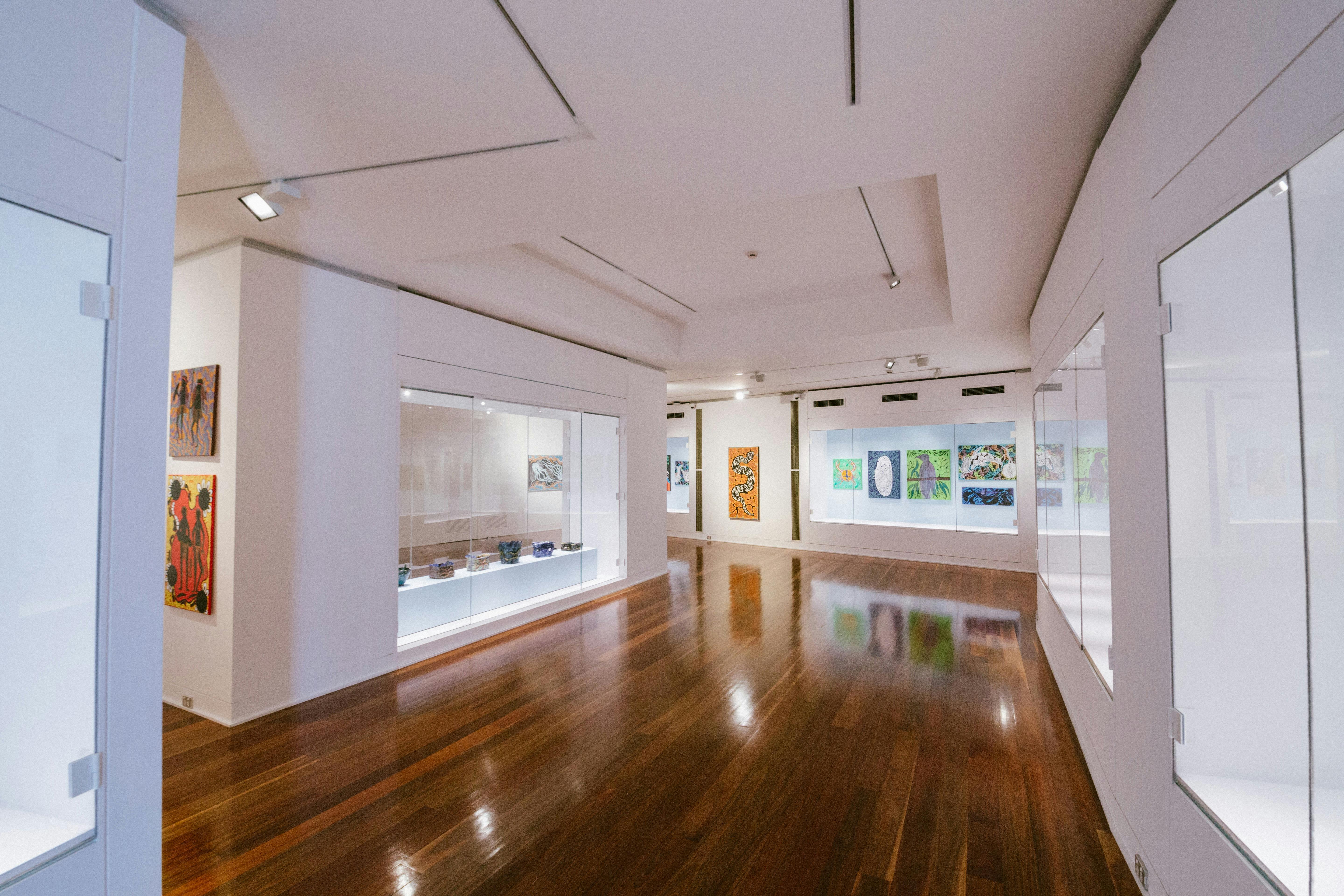 Internal view of the Wollongong Art Gallery