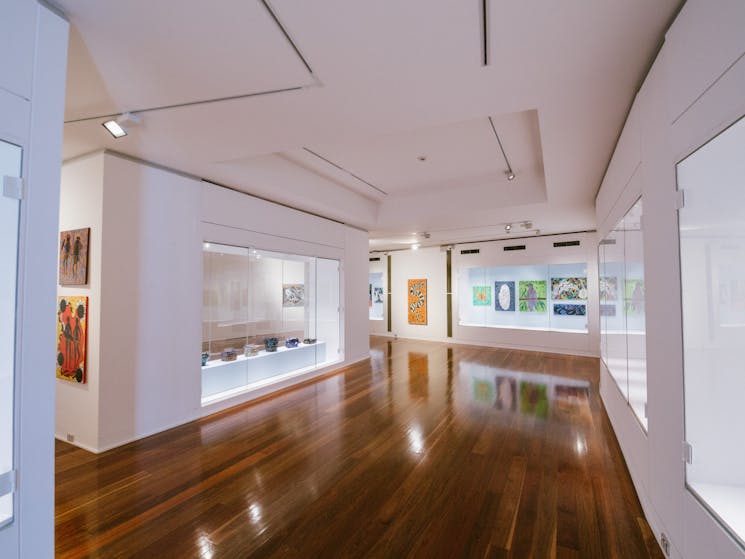 Internal view of the Wollongong Art Gallery