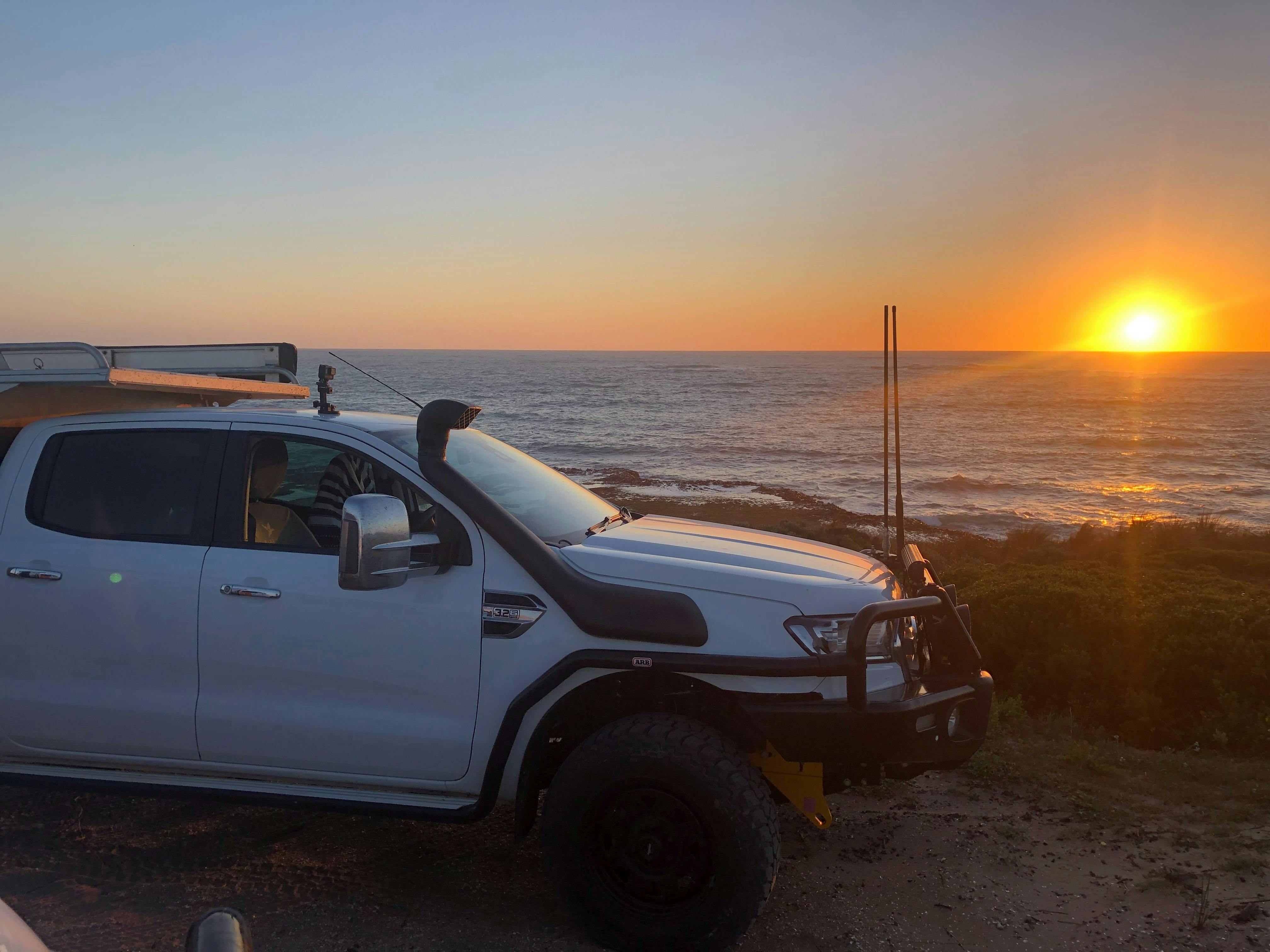 Sunsets on the beach are the best.