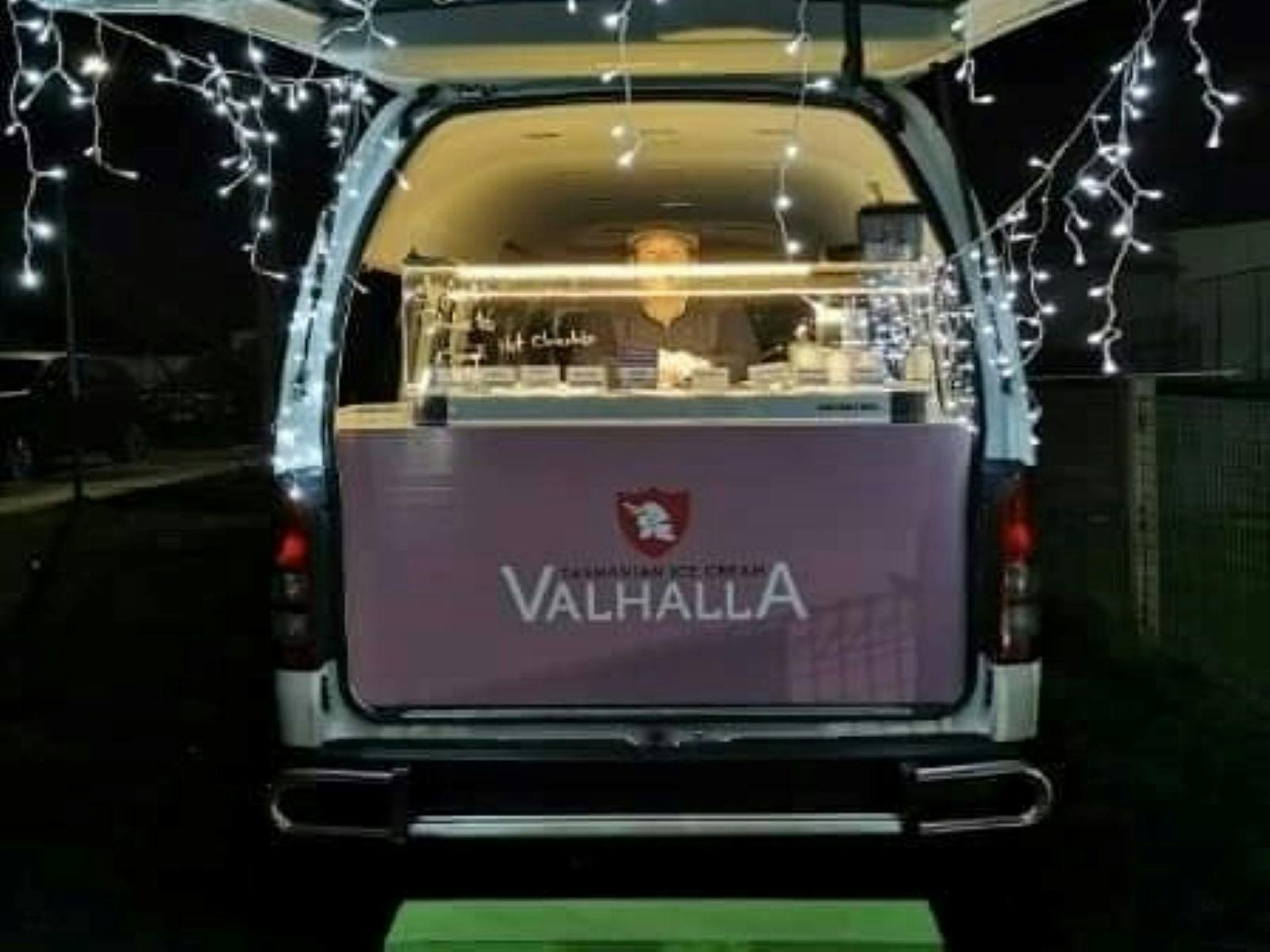 Tom with his Valhalla icecream