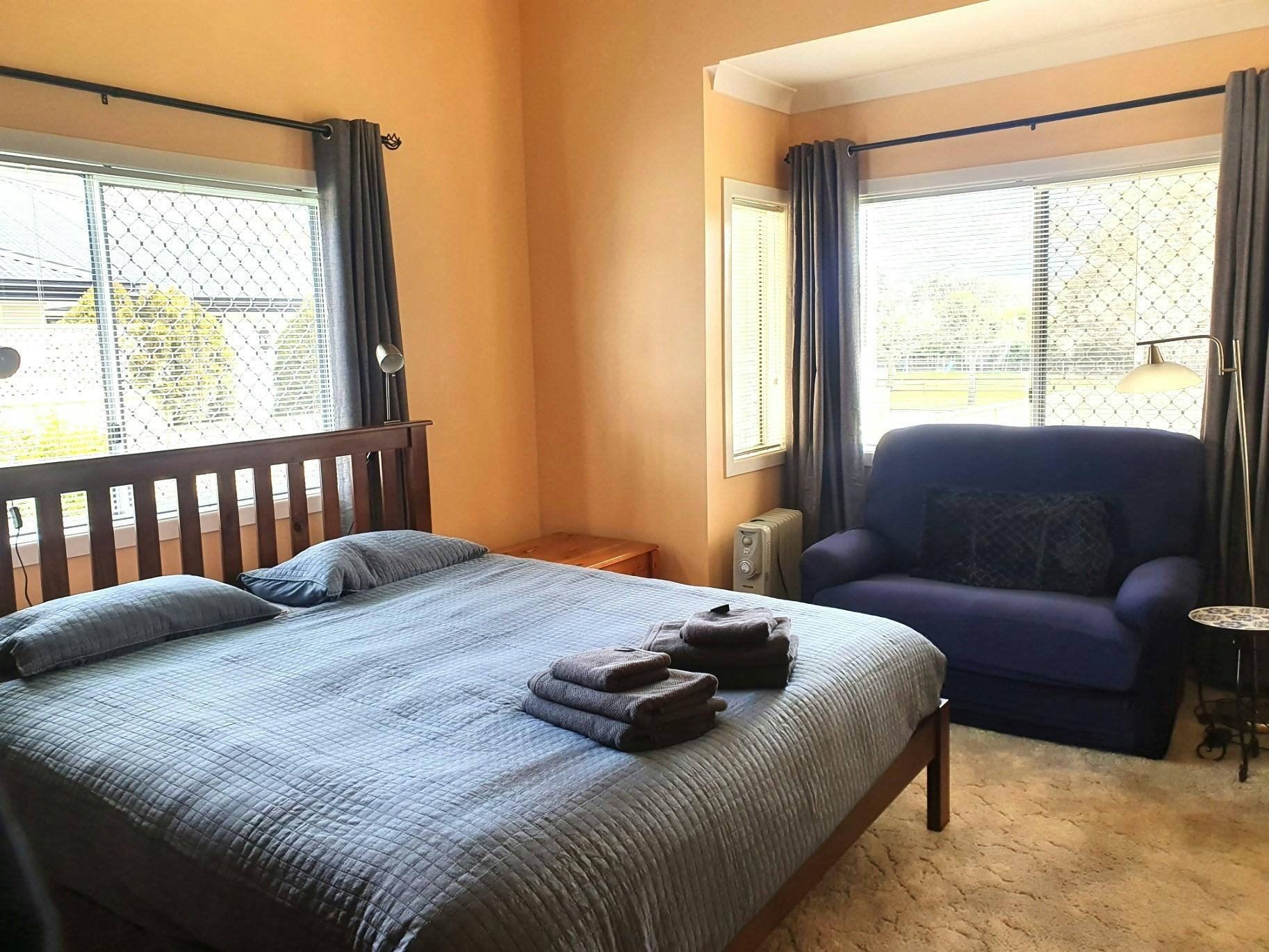 Main Bedroom, King Bed and Sofa