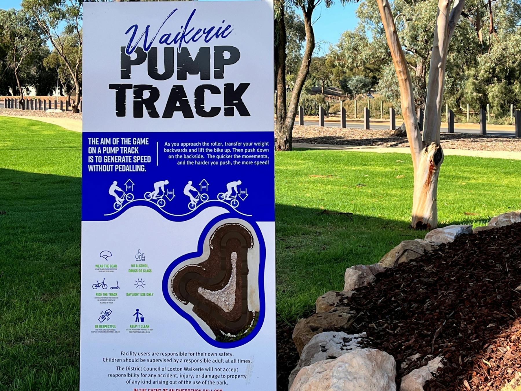 Pump Track Signage