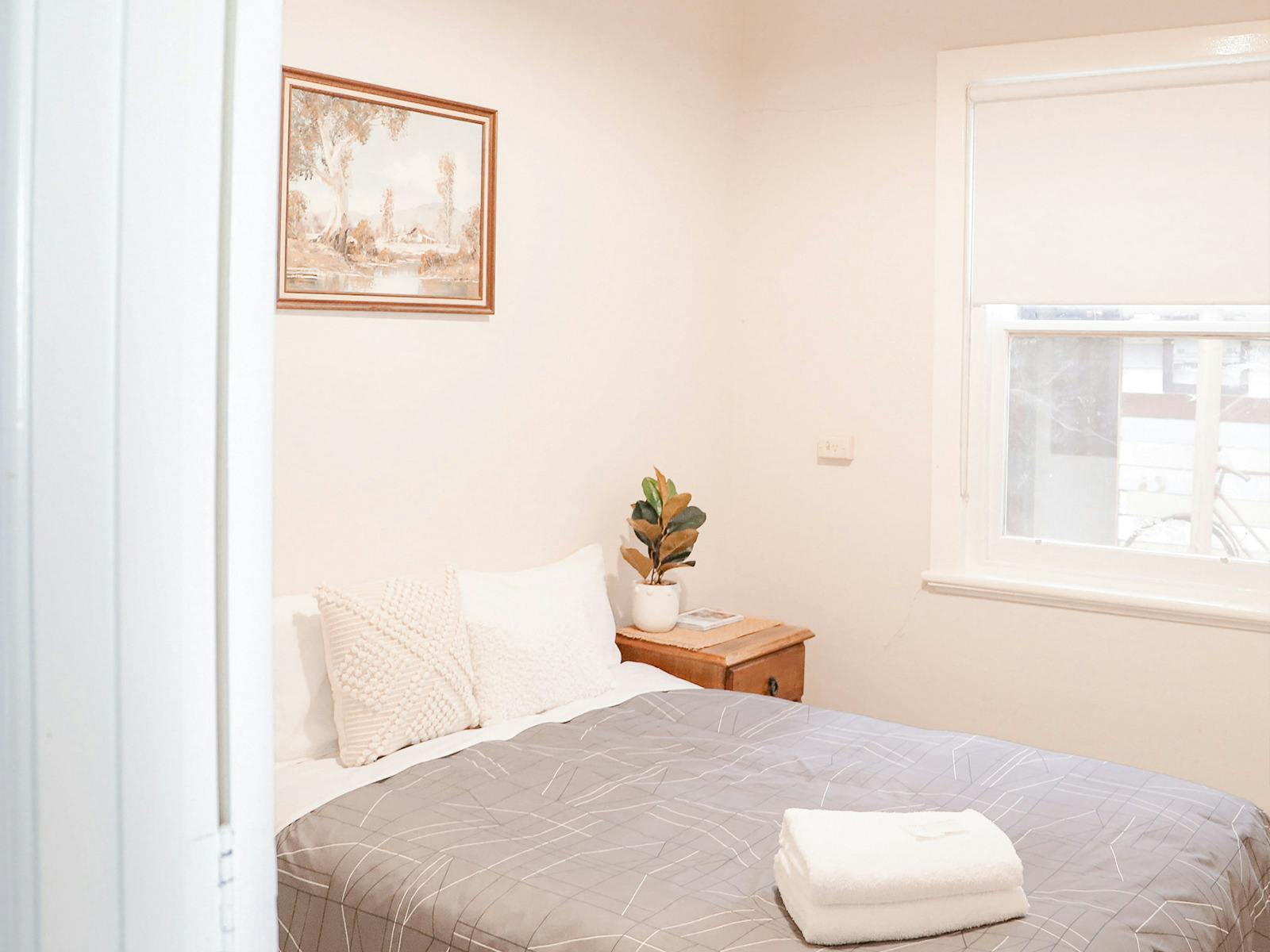 Double bed, within our five-bedroom, self-contained cottage.