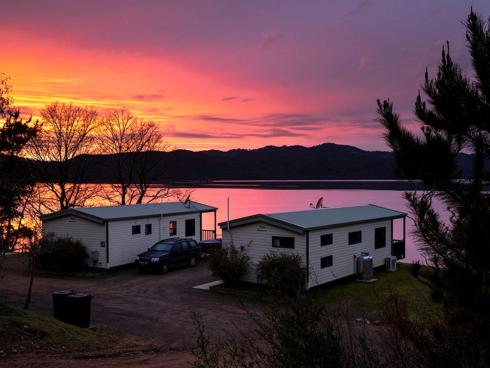 Sunset at Reflections Burrinjuck Waters