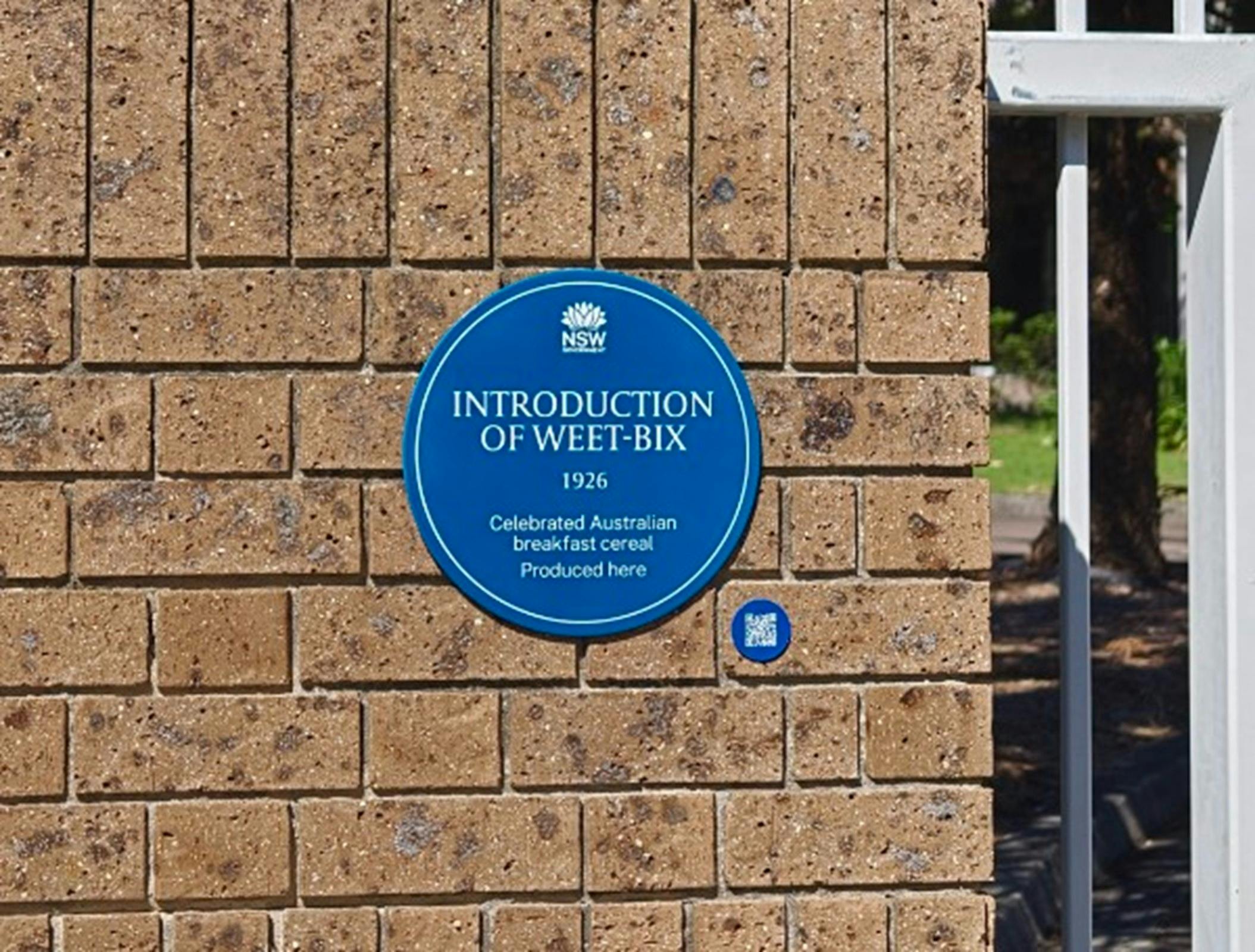 The Introduction of Weet-Bix Blue Plaque