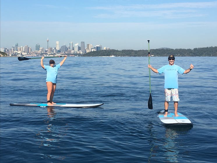 SUP, Stand Up Paddling, Sydney harbour