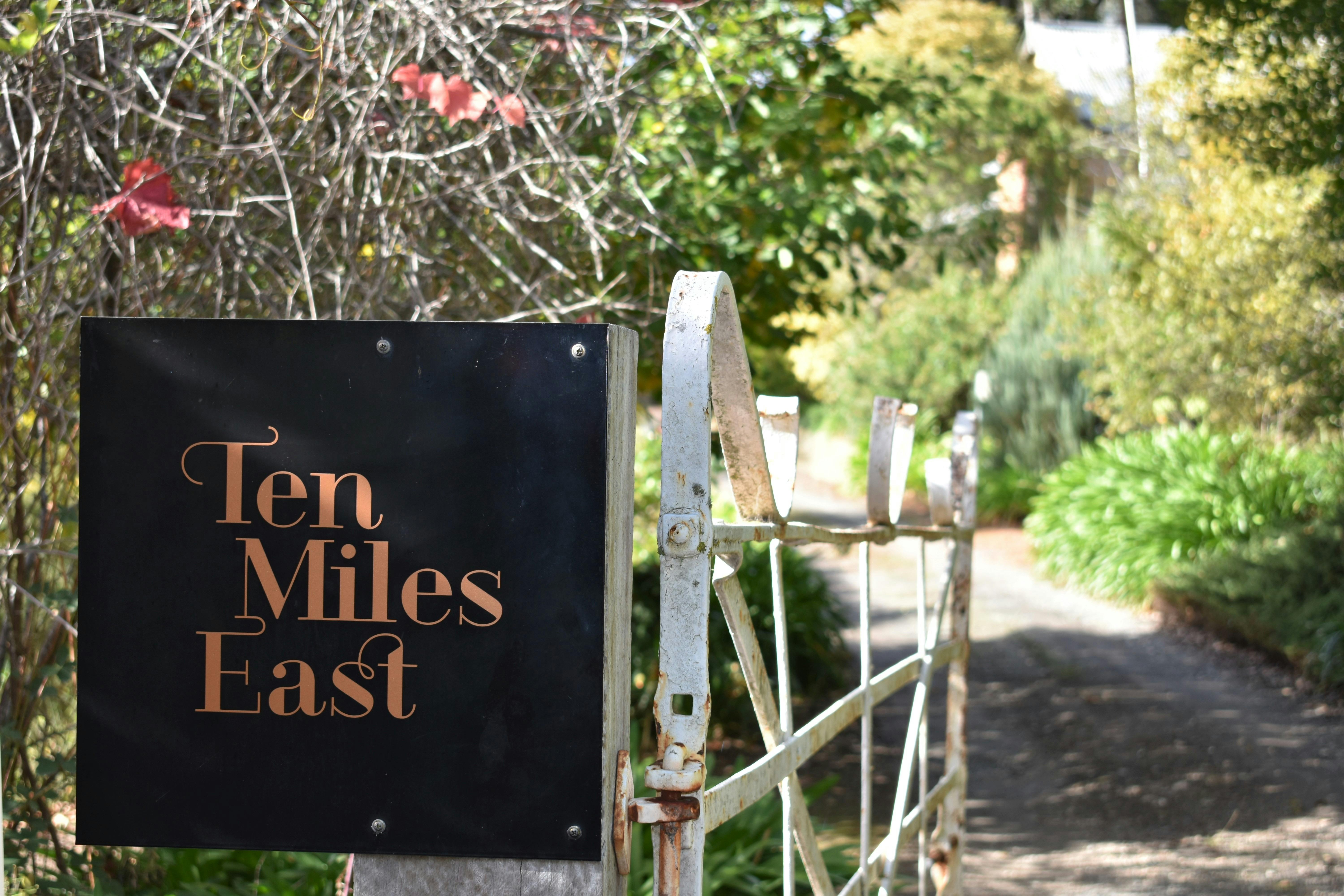 Gate to enter Ten Miles East