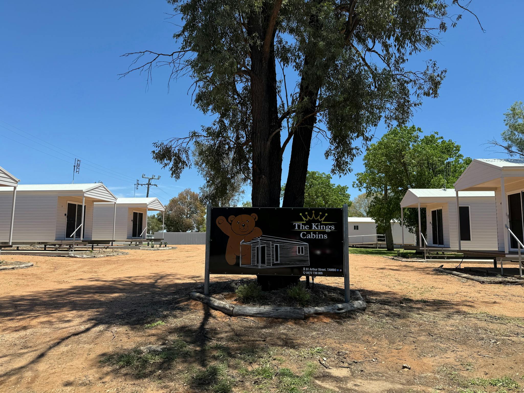 Our spacious park contains 6 cabins Our spacious park contains 6 cabins