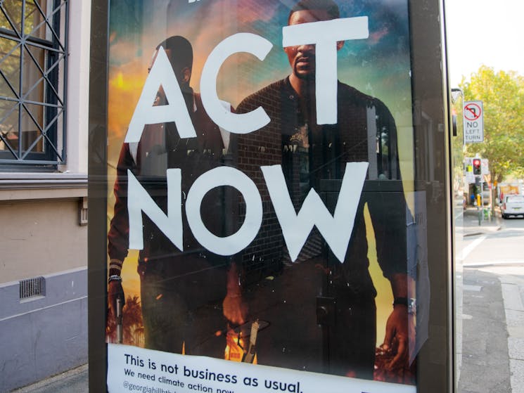 Georgia Hill, Act Now (detail), 2019