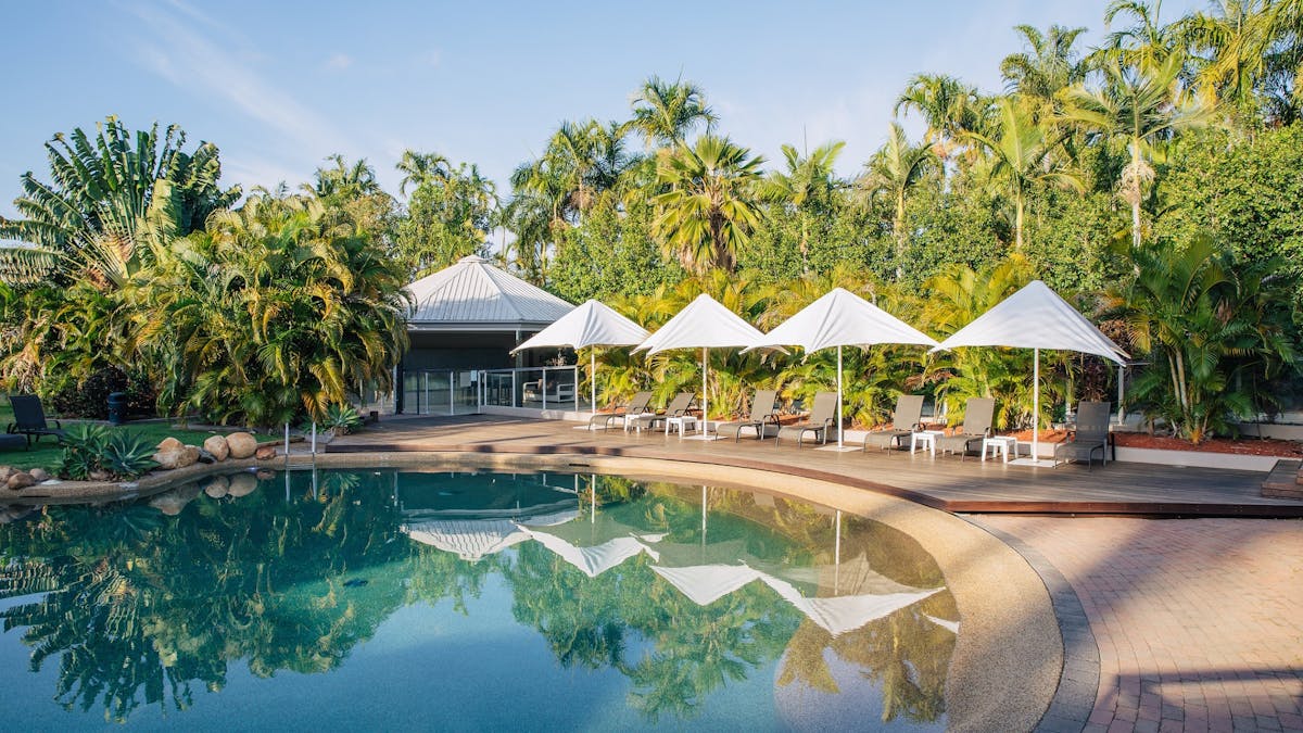 Inviting resort pool at Mercure Townsville