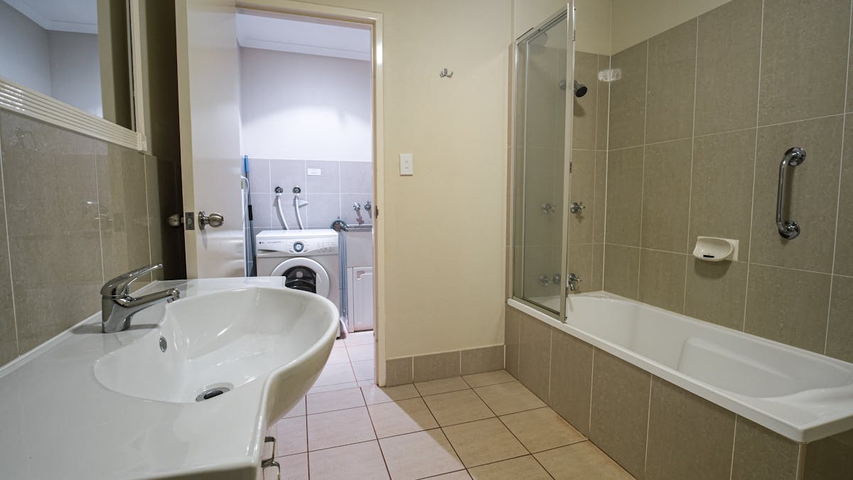 Bathroom in family apartment