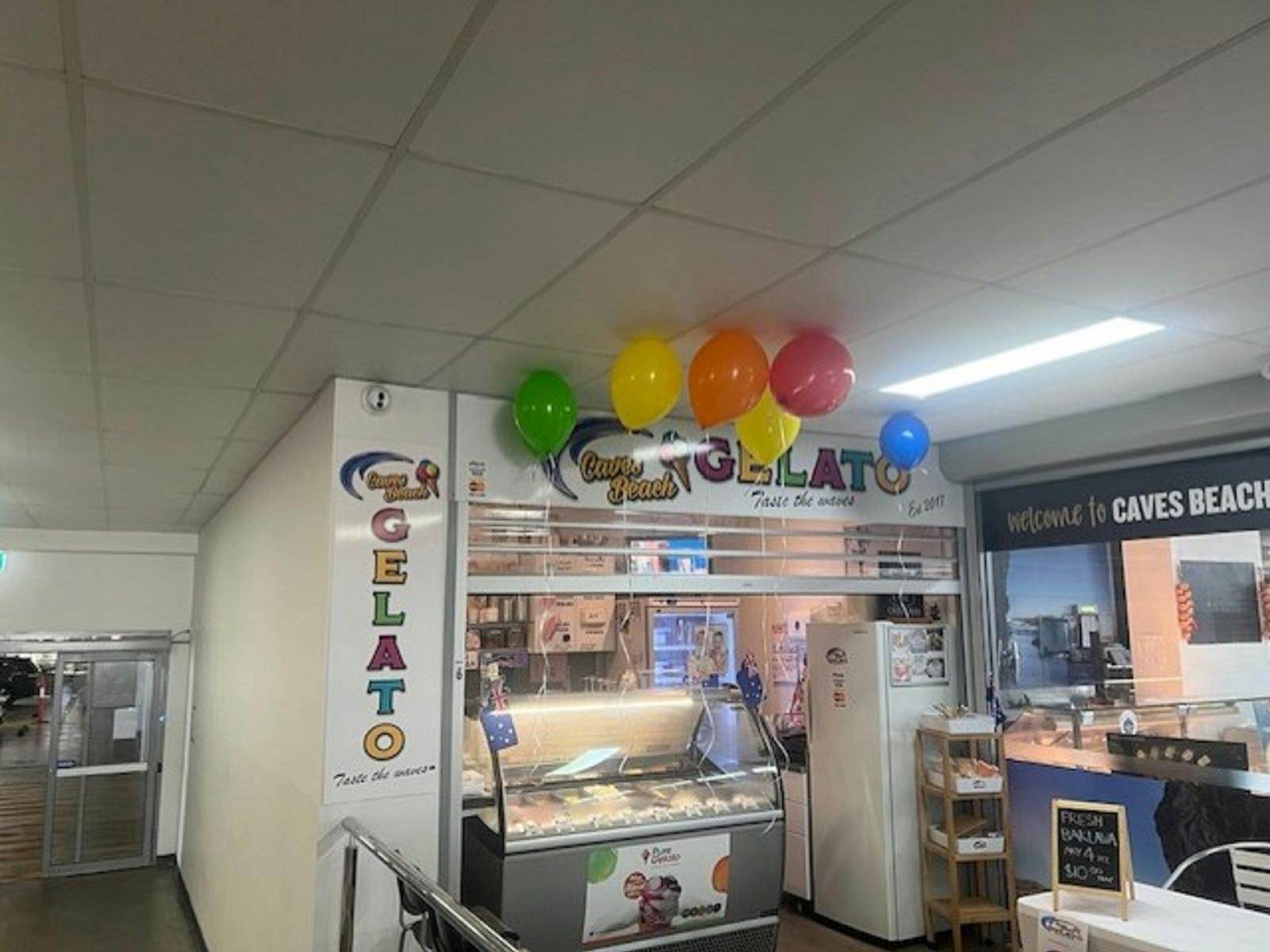 Caves Beach gelato