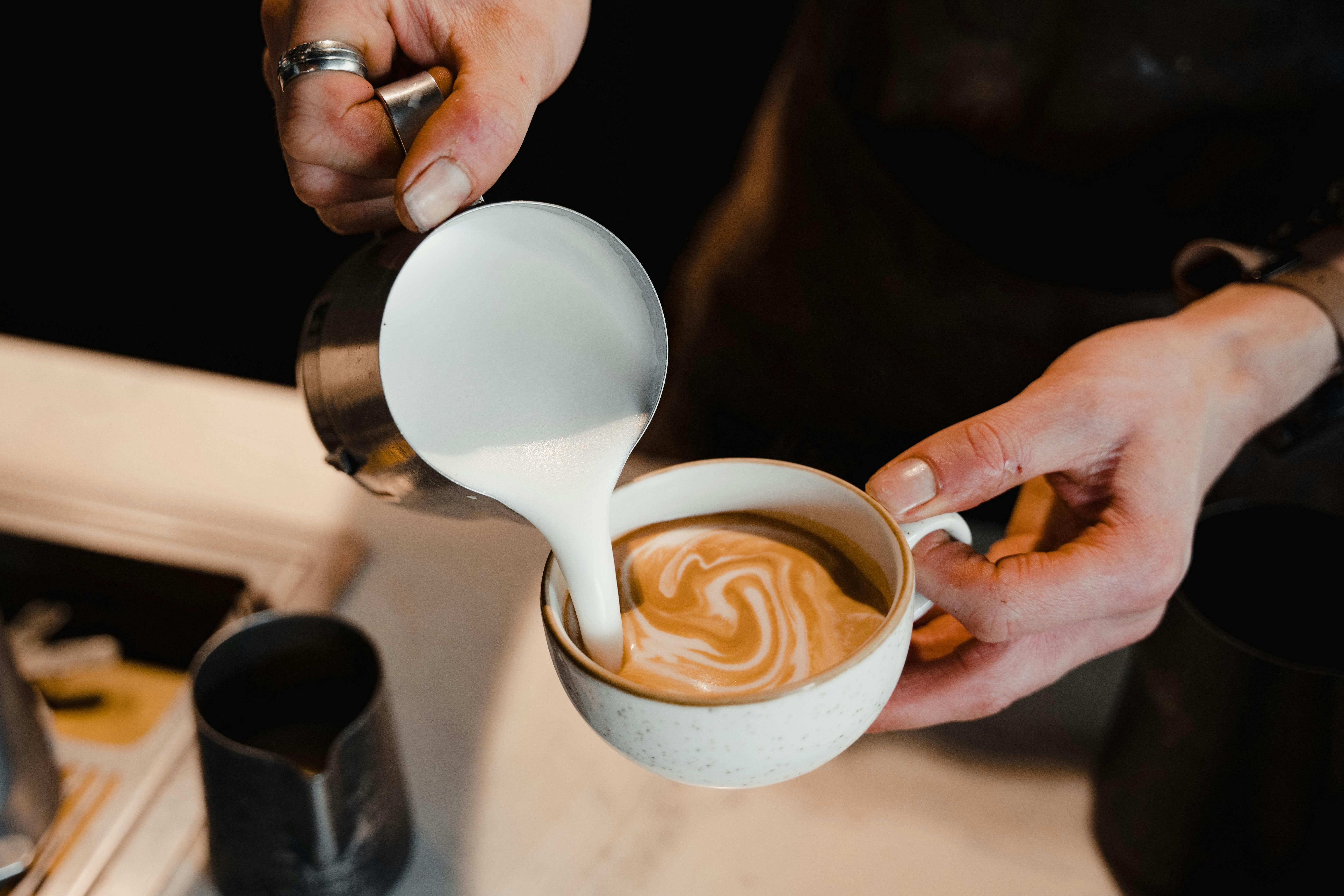 Coffee being poured