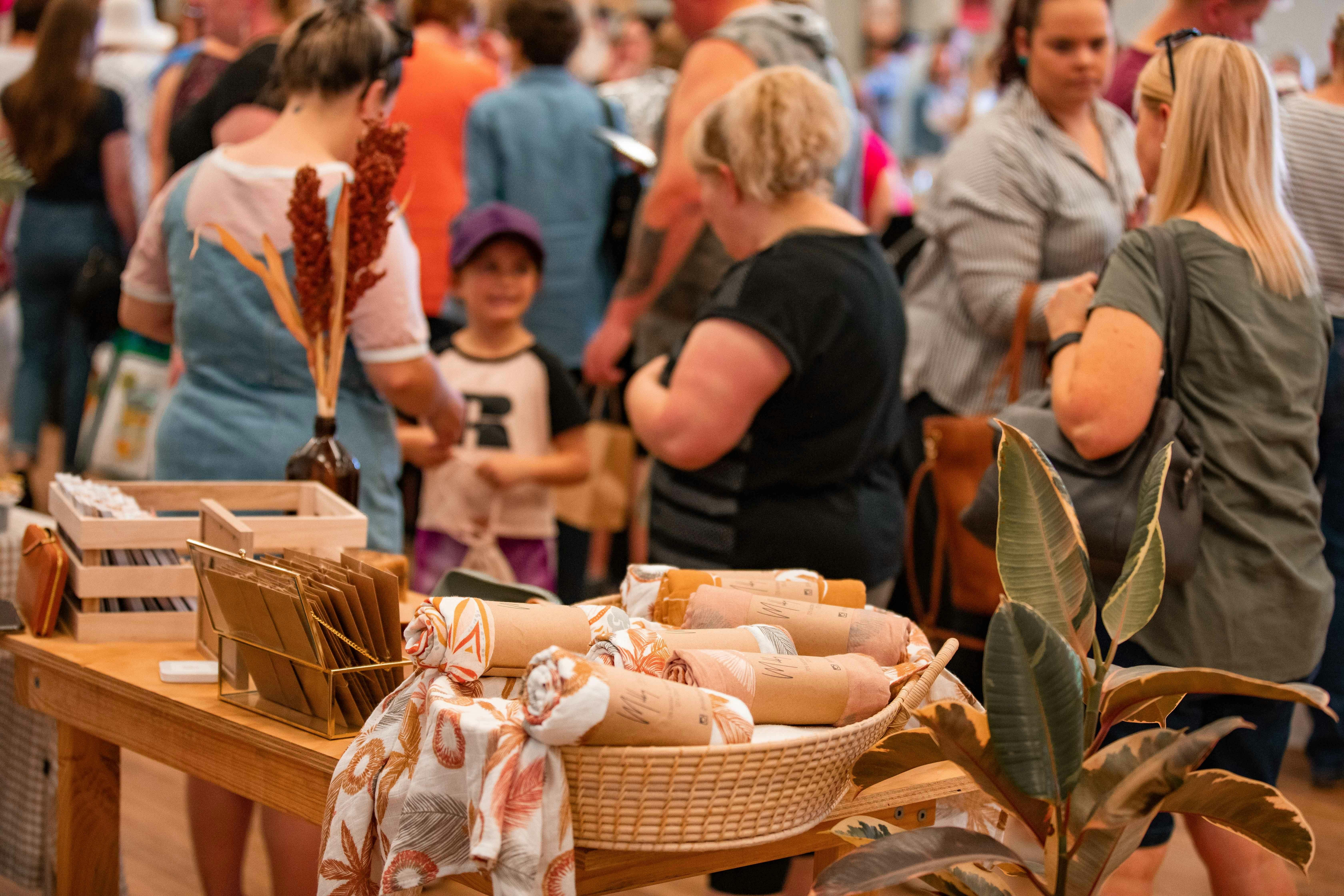 Handmade goods at River & Wren Market in Wagga Wagga