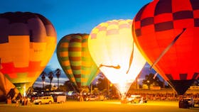 The balloon glow