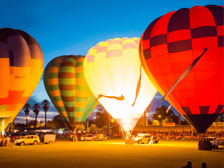 The balloon glow