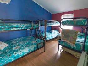 bunk beds in room