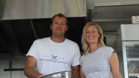The Koonya Garlic Festival's version of 'A Kitchen Cabinet'