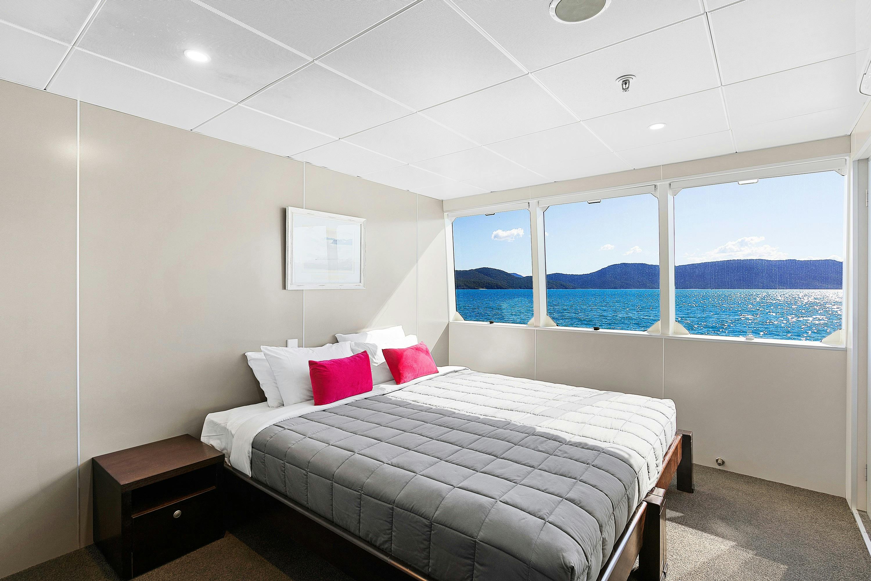 Guest room onboard Whitsunday Explorer
