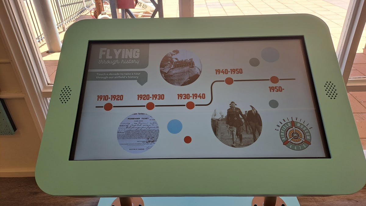 Charleville Airfield museum Interactive