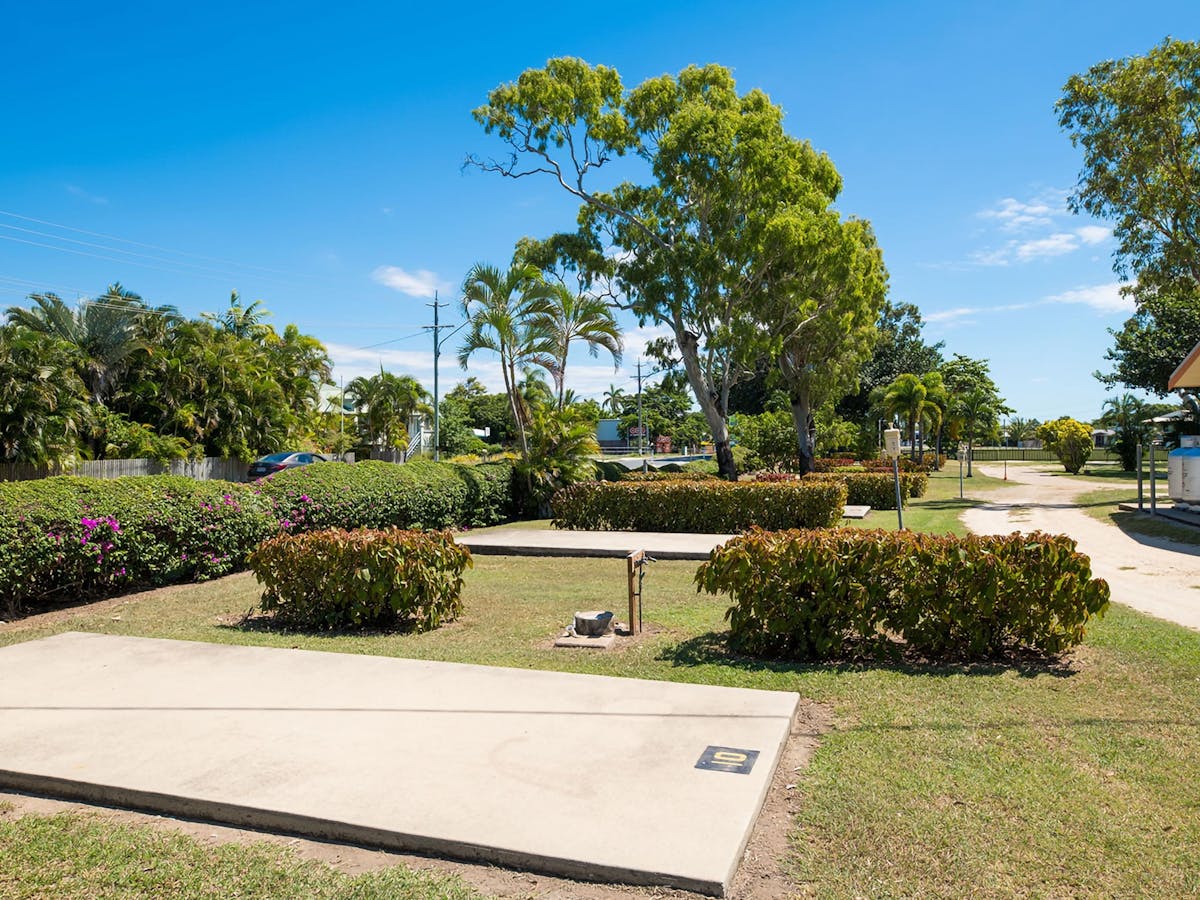 View of campsites