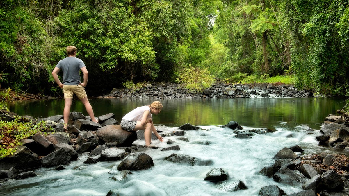 alt="Johnstone River swimming lagoon at Sharlynn"
