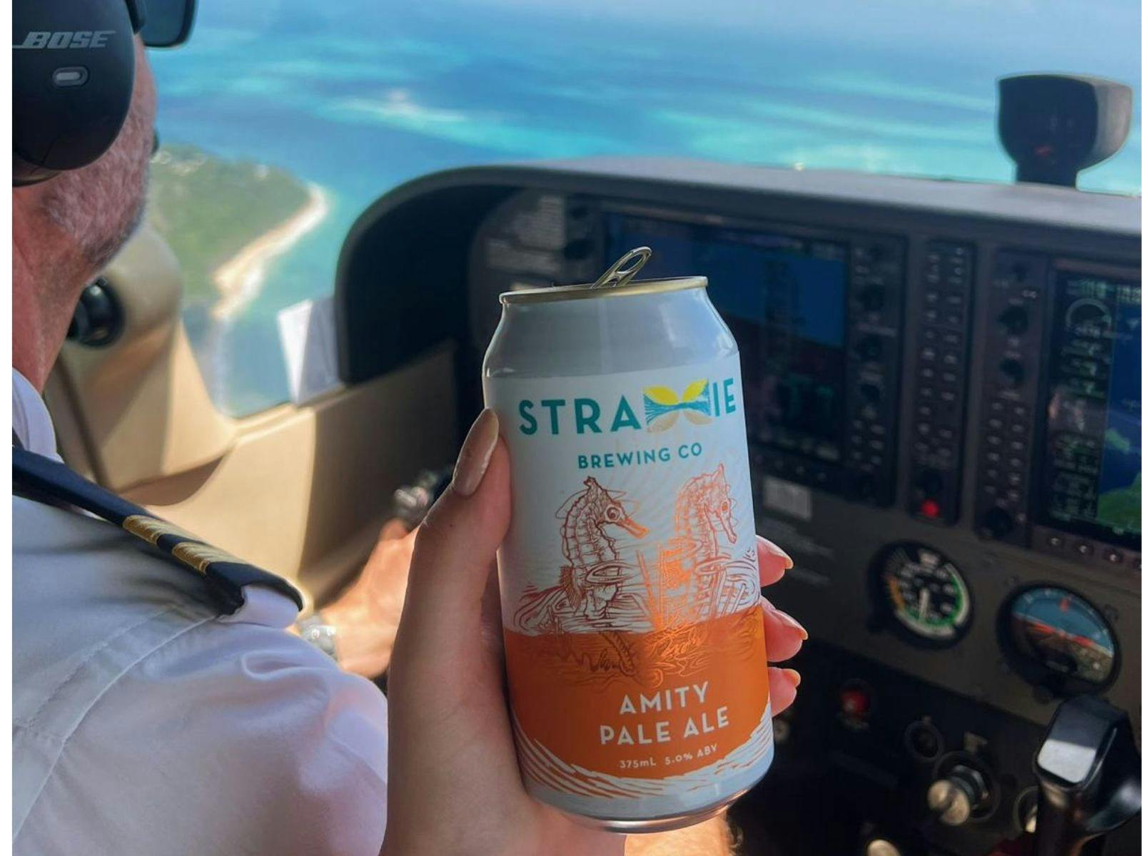 Experience North Stradbroke Island from a completely different perspective, and beer in hand