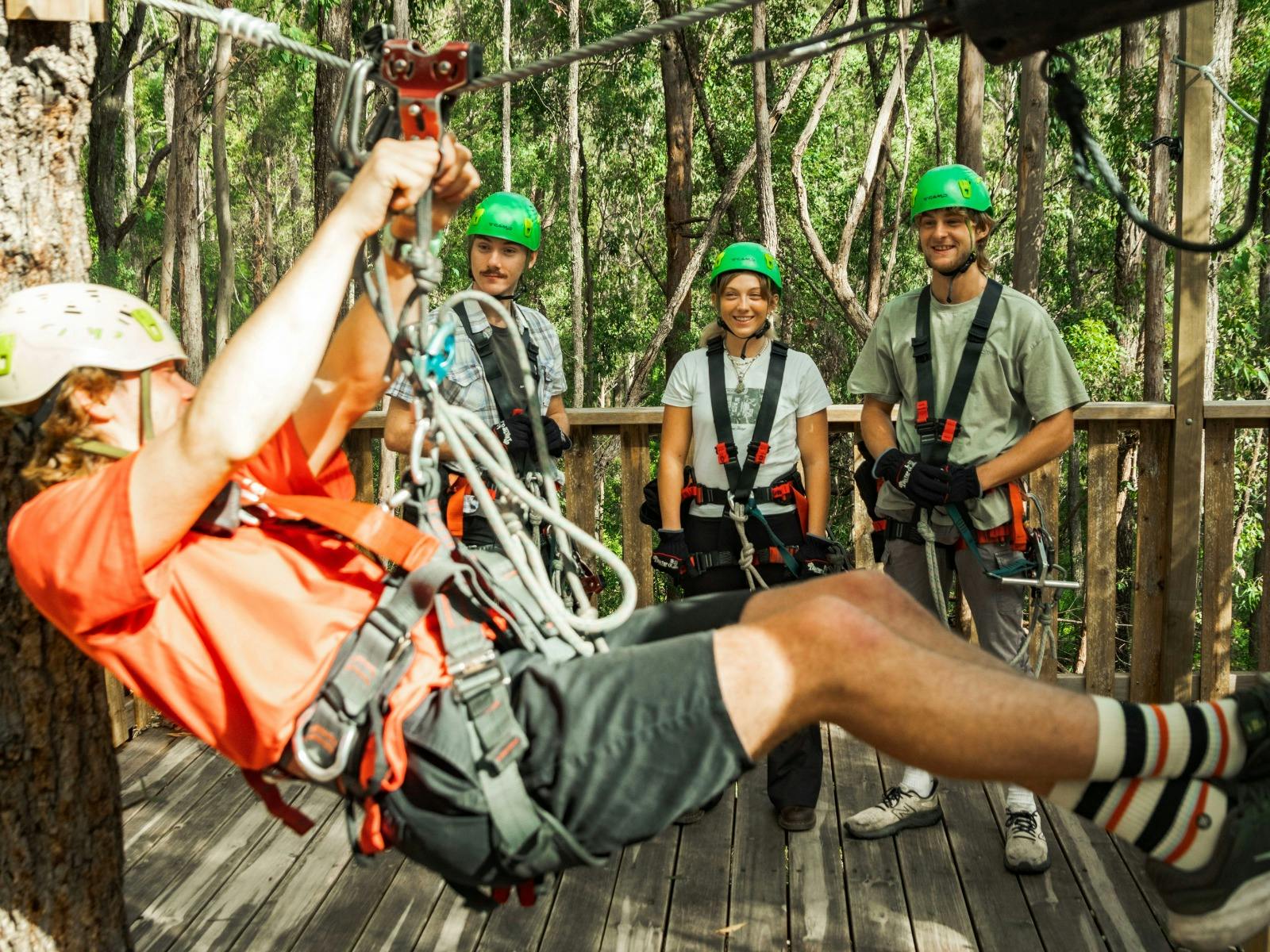 Conquer heights and boost confidence! Our guides will look after your safety!