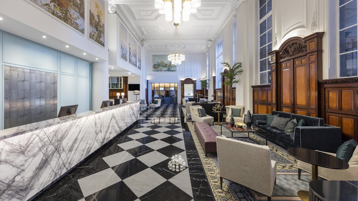 Reception area