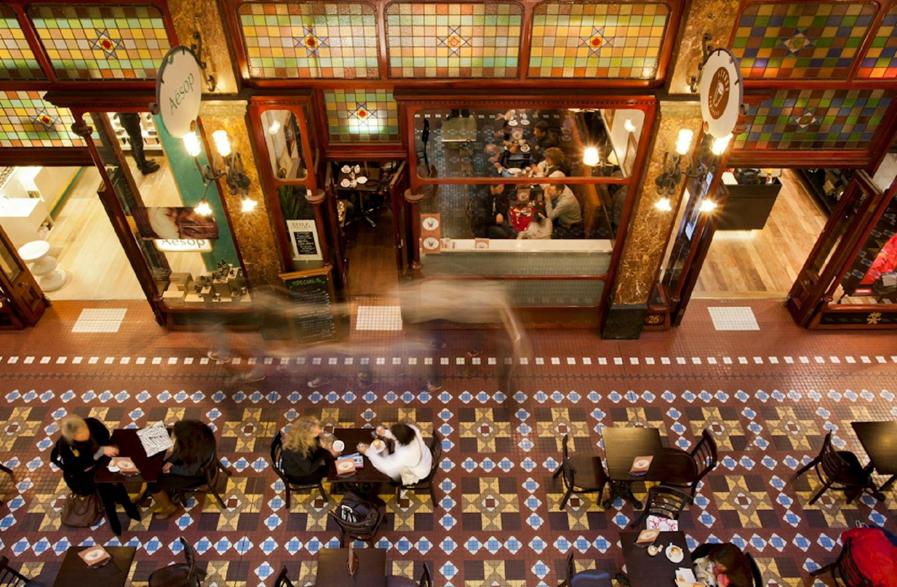 The Strand Arcade inside view of ground floor
