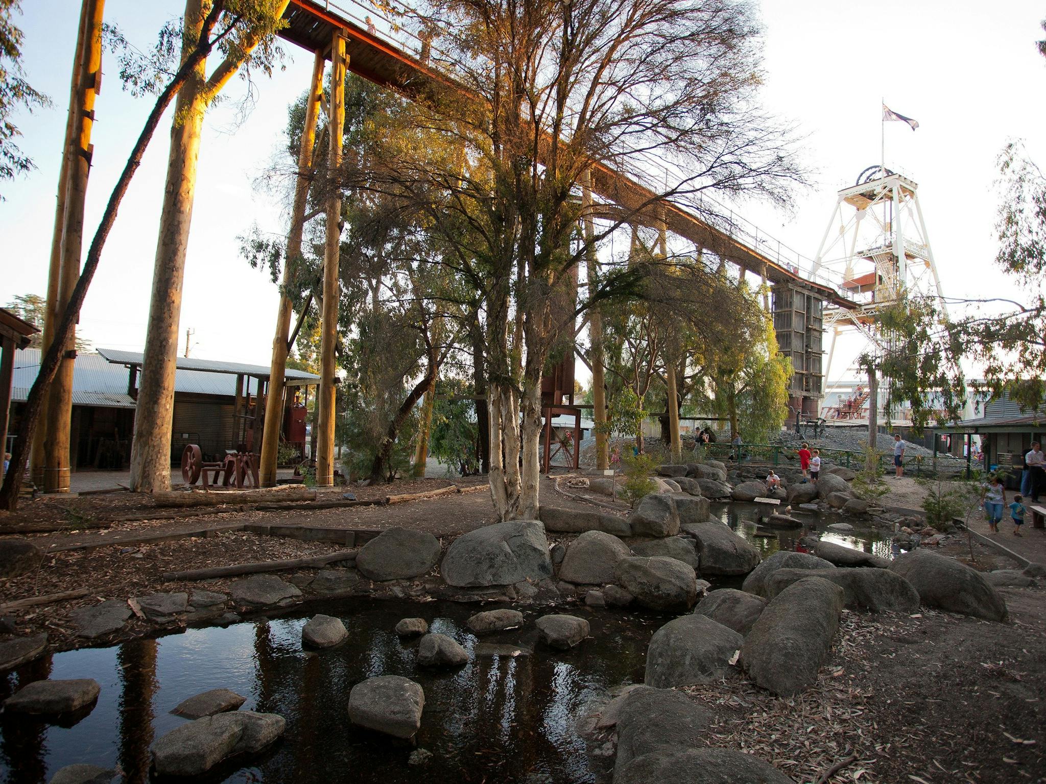 Central Deborah Gold Mine Poppethead