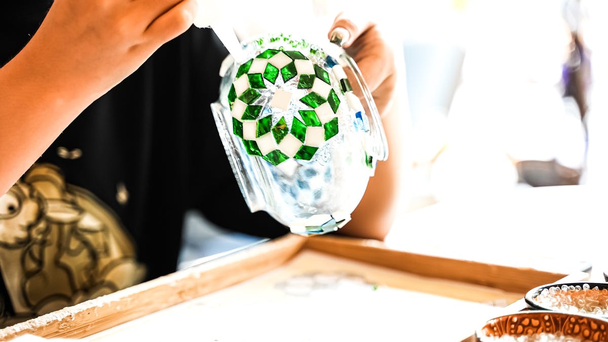 Mosaic Turkish Lamp