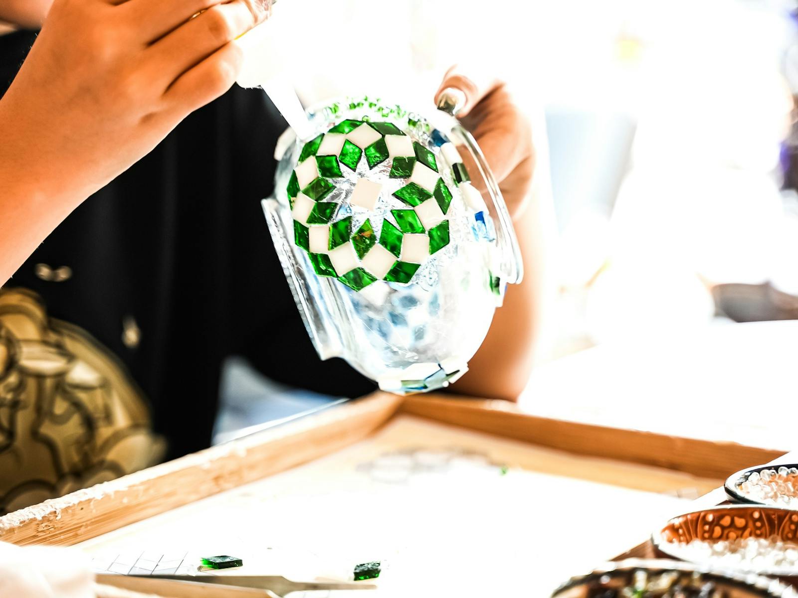 Mosaic Turkish Lamp