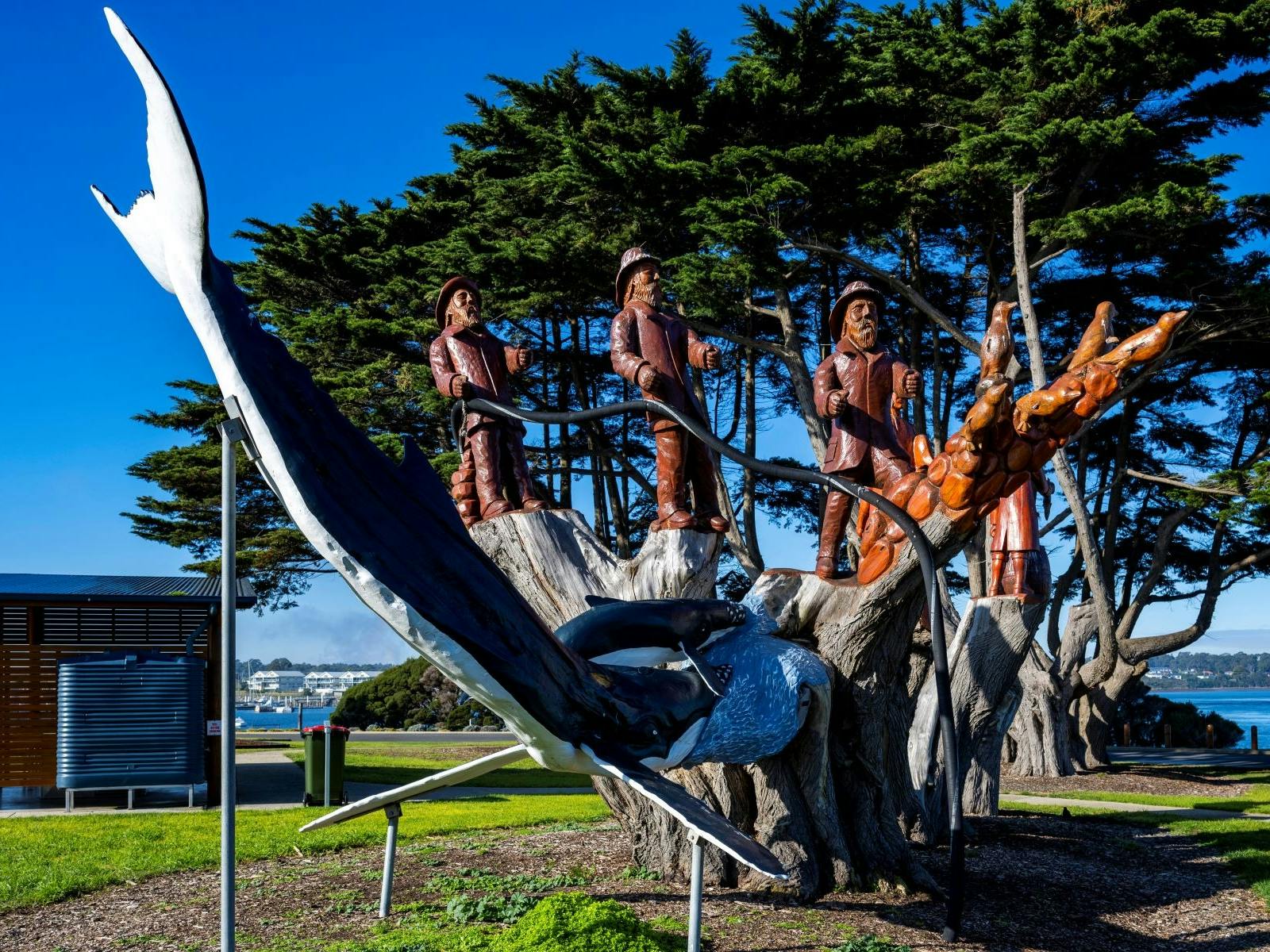 Windmill Point Wooden Sculptures