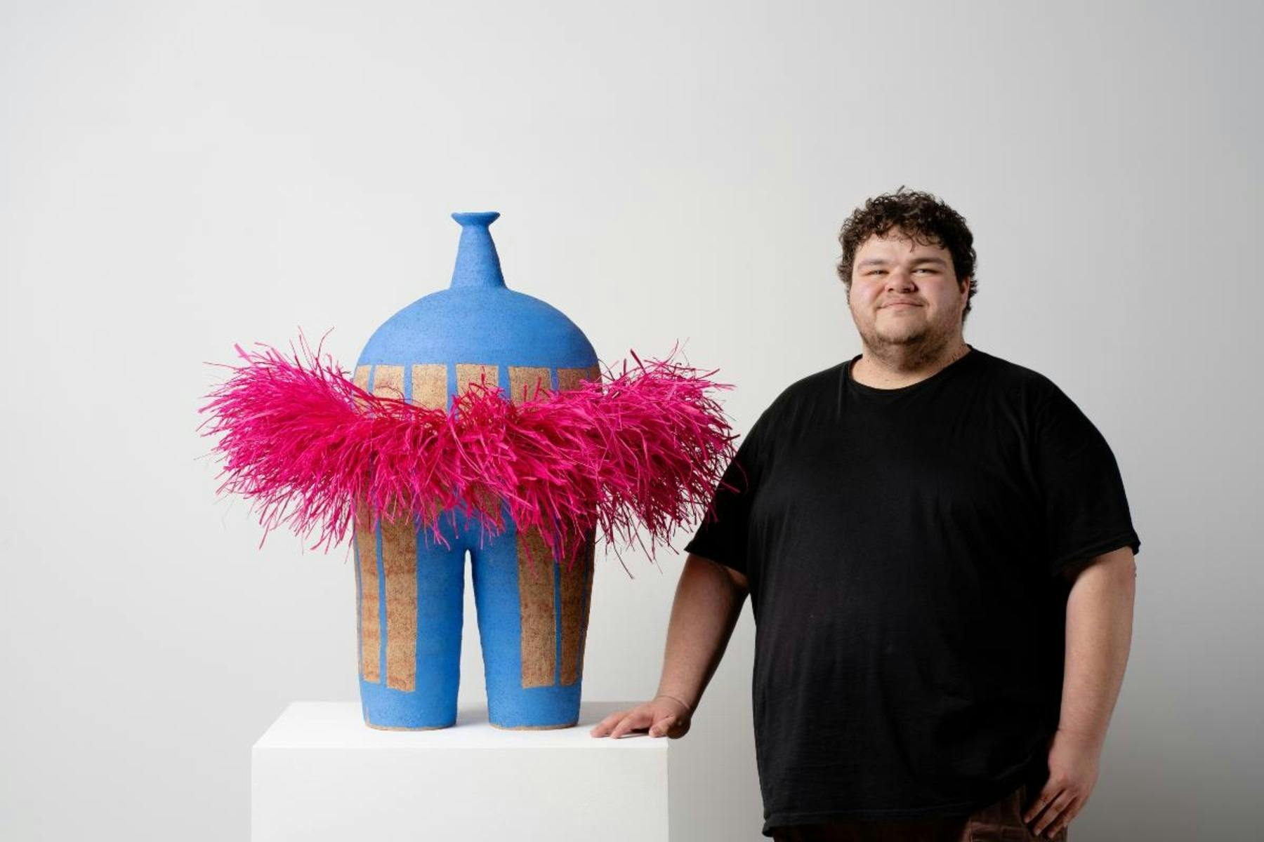 Alfred Lowe with All dressed up I, 2024.