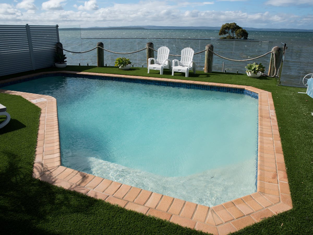 Pool overlooking Moreton Bay Pool overlooking Moreton Bay